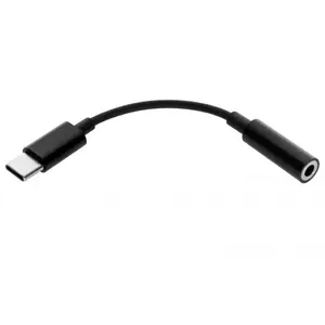 USB Type-C to 3.5mm AUX Adapter Kruger & Matz RB-6006-16-B — 15 cm, stereo, USB-C male to AUX female