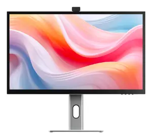 Компьютерный монитор ALOGIC Clarity Pro 68.6 см (27") 3840 x 2160 пикселей 4K Ultra HD ЖК Черный, Серебристый с веб-камерой и питанием 65Вт