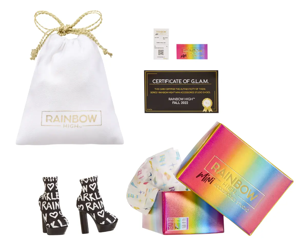 Leļļu apavi Rainbow High Accessories Studio Series 1 Photo 14