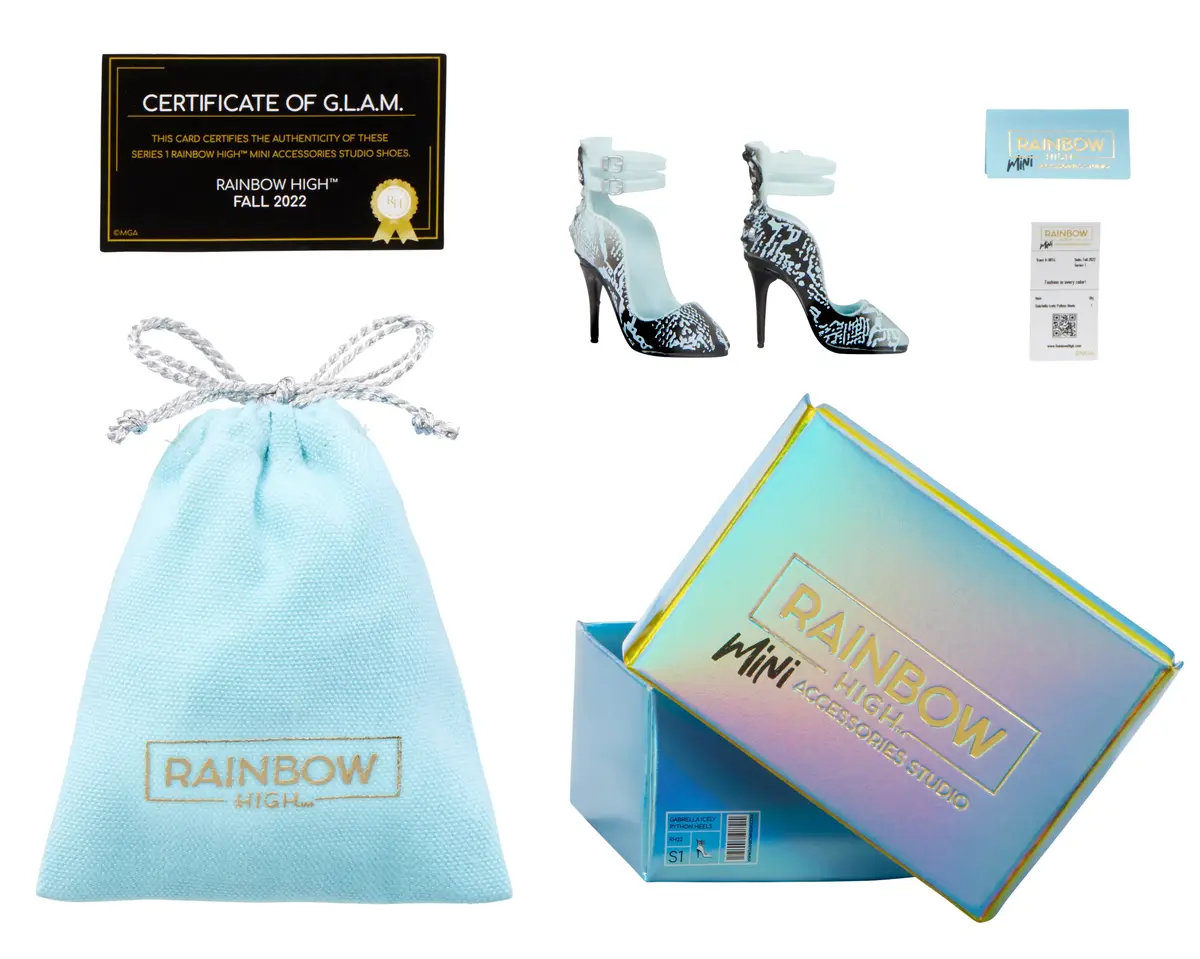 Leļļu apavi Rainbow High Accessories Studio Series 1 Photo 15