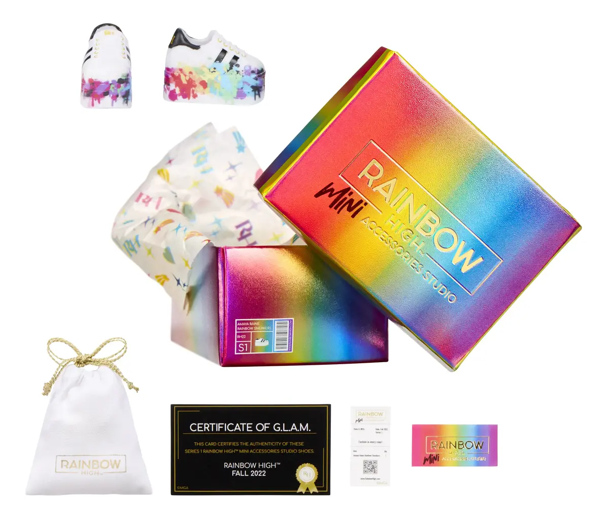 Leļļu apavi Rainbow High Accessories Studio Series 1 Photo 19