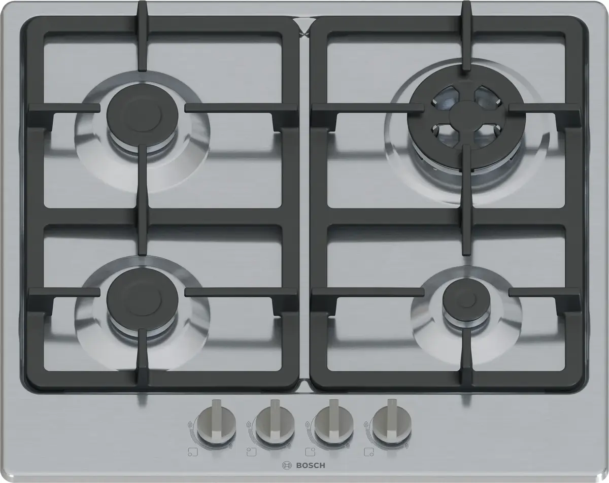Газовая варочная панель Bosch PGH6B5K90 — 4 зоны, 60 см Photo 2
