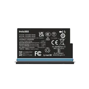 Camera battery Insta360 X5 2400 mAh 9.34 Wh 3.89 V Black
