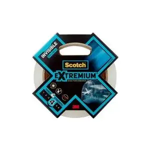 Packing tape 3M Scotch ExtreMium Invisible 48 mm × 20 m, clear, strong adhesive