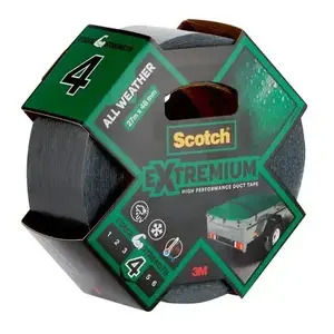 Лента 3M Extremium Серый 27.4 м Для связывания Ремонт Водонепроницаемая