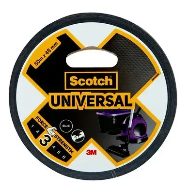 Лента 3M Universal 50 м Черная Photo 2