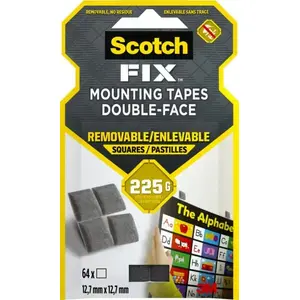Mounting pad 3M Scotch 7100263583 Indoor Grey 12.7mm