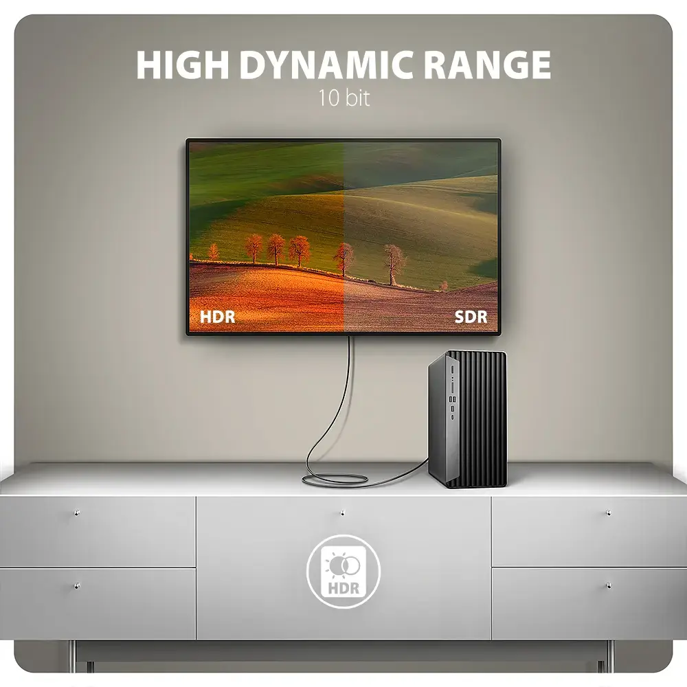 Axagon RVD-HI20C2 DP uz HDMI kabelis Photo 4
