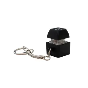 White Shark Keychain Promo — atslēgu piekariņš ar mehāniskajiem slēdžiem White Shark, modelis KEYCHAIN-B-WS-PROMO, melns