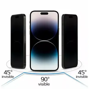 Закалённое защитное стекло с приватностью iLike для Samsung Galaxy A32 5G — чёрное