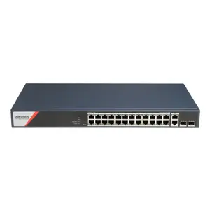 Pārvaldāms slēdzis Hikvision DS-3E1512HP-SI-8P2T2F Gigabit Ethernet 26 porti PoE