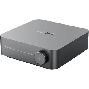 Stereo streaming amplifier WiiM 57231 dark grey — 2‑channel, Wi‑Fi, Bluetooth 5.0, AirPlay 2, Spotify Connect, HDMI ARC, optical in