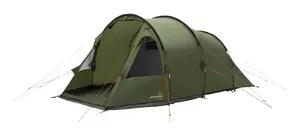 Easy Camp Hidra 4 Zaļa tuneļa teltis 4 personām ar izturīgu rāmi un 3000 mm ūdensnecaurlaidības reitingu