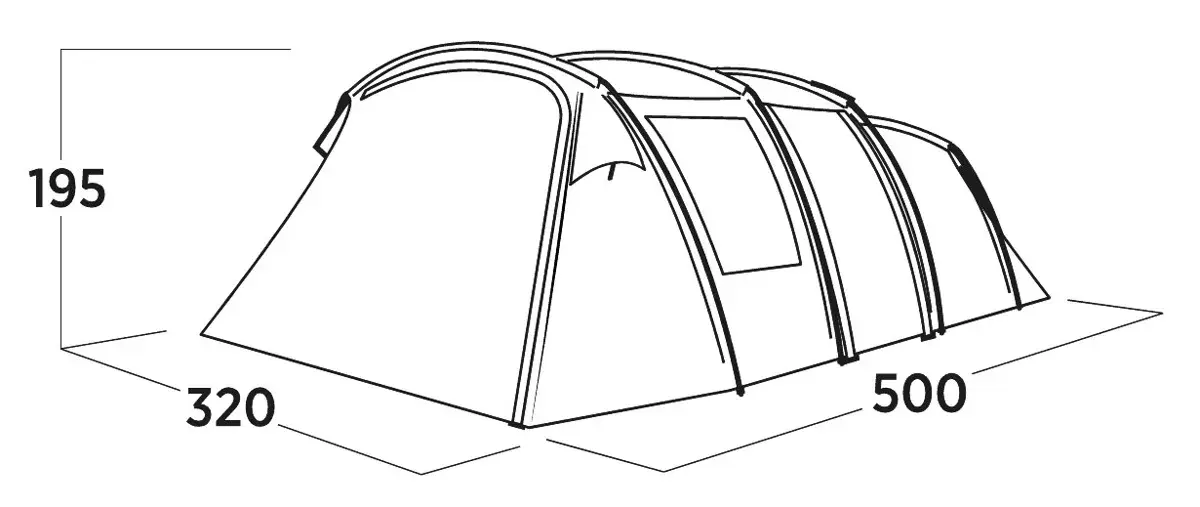 Палатка easy camp Hamra 5 — на 5 чел. Photo 6