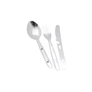 Travel cutlery set easy camp 680297 — 3-piece portable utensil set for travel and outdoor use
