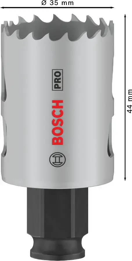 Сверло коронка Bosch PRO Multi Material PC Plus 44/35 мм Photo 2