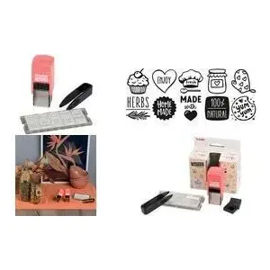Self-inking stamp trodat 1002481 — customizable design, compact office stamp