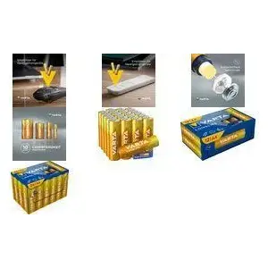Alkaline AA batteries Varta LONGLIFE Cube 12-pack (model 04106 301 132)