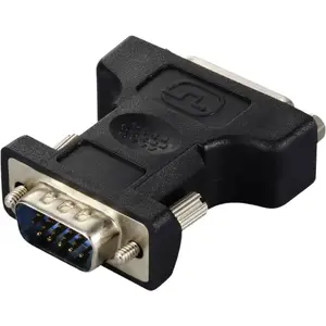 Cable gender changer Renkforce RF-6667626 DVI-I 24+5 pin VGA Black