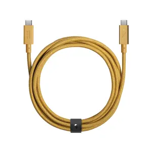 Кабель USB Native Union Belt USB-C — USB-C 2,4 м USB 2.0 0,48 Гбит/с коричневый