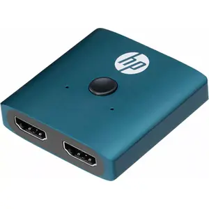 HDMI switch HP DHC-HD01V, 1 HDMI F input to 2 HDMI F outputs, Morandi blue