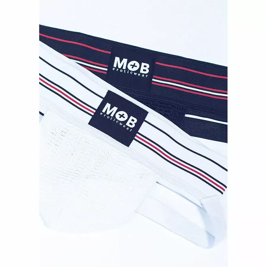 Стринги Mob Classic белые M — Mob D-243495 Photo 4