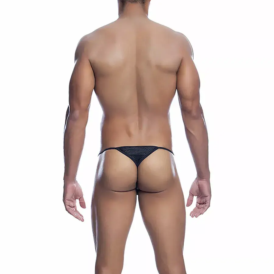 Стринги Mob V-String MOB черные микрофибра S/M Photo 4