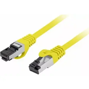 LANBERG Патчкорд S/FTP Кат.8.1 0,5 м LSZH CU, fluke passed, жёлтый