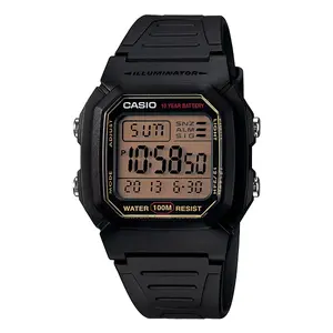Bracelet watch CASIO W-800HG-9AVDF — resin case, resin band, CR2025 battery, 10-year life