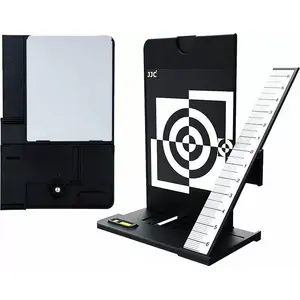 Gray Card and Focus Calibration Chart 2-in-1 by JJC (model SB5719) for White Balance and AF Fine-Tuning