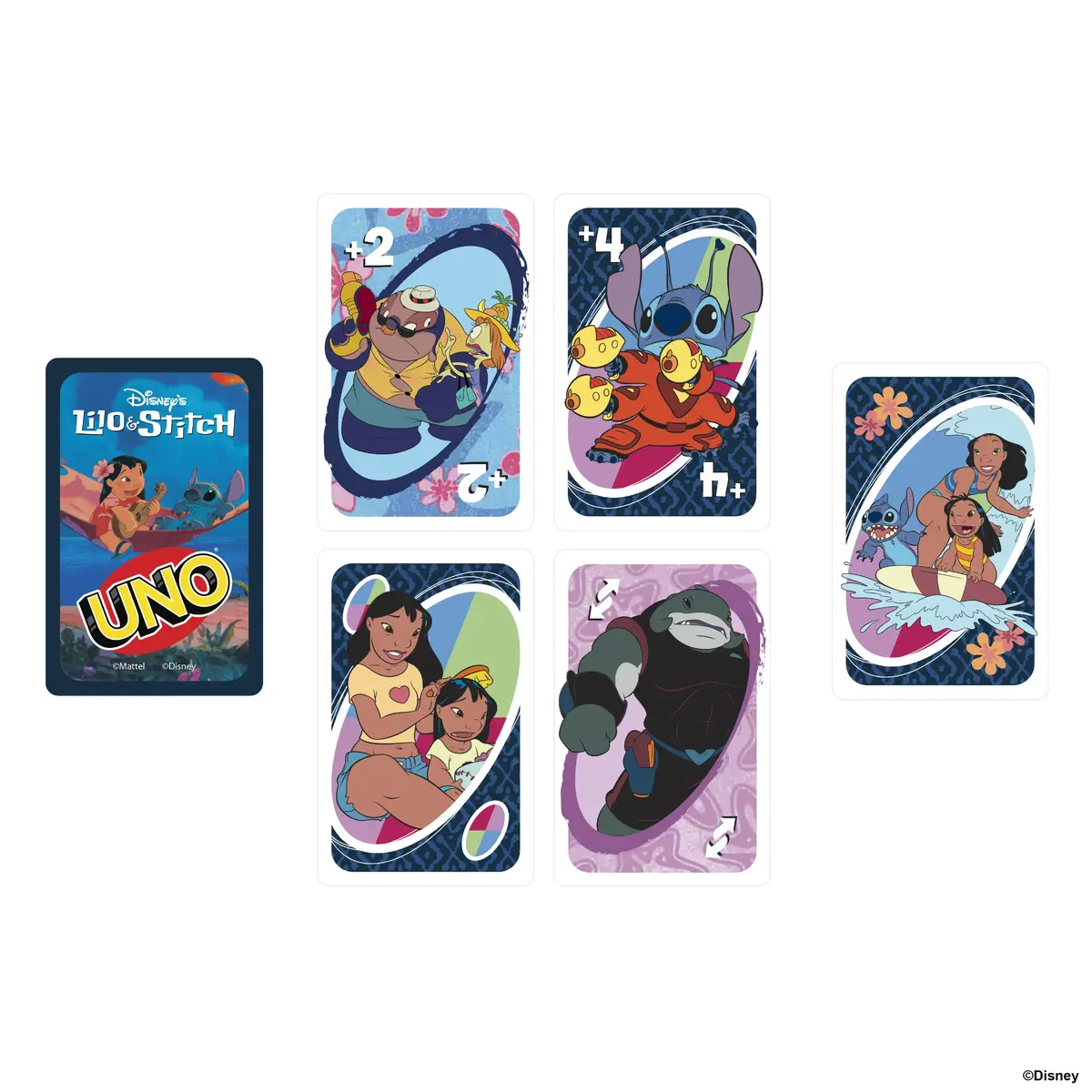 Kāršu spēle MATTEL UNO Disney’s Lilo and Stitch Photo 6