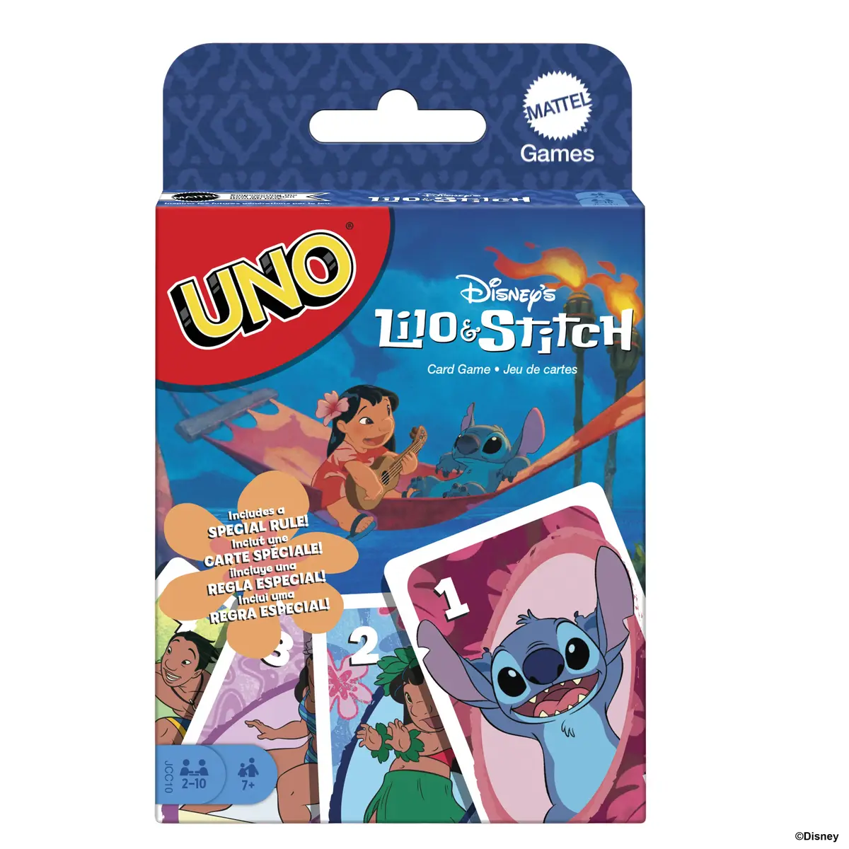 Kāršu spēle MATTEL UNO Disney’s Lilo and Stitch Photo 9