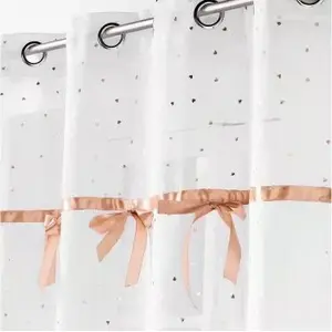 Curtain Douceur d`Interieur Little Miss Różowa ready-made 140x240 cm
