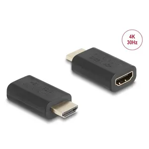 HDMI Gender Changer DeLOCK 64325 Black Connector 1 HDMI Connector 2 HDMI