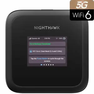 NETGEAR M3 беспроводной маршрутизатор Двухдиапазонный (2,4Ггц/5Ггц) Черный