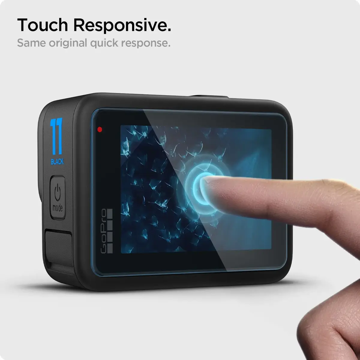 Spigen rūdīts stikls priekš GoPro HERO11 Black Photo 5