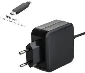 AC Adapter Dell HRR76 65W Type-C — Dell 65W USB-C power adapter HRR76