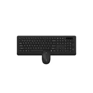 Wireless keyboard and mouse set RAPOO 8310M Multi-mode CZ/SK Black — wireless combo with CZ/SK layout