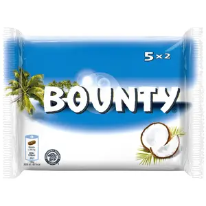 Chocolate bar pack Bounty 5-pack Coconut flavor 5 × single bars