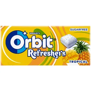 Chewing gum Orbit Refreshers Tropical 15.6 g – Orbit Refreshers Tropical, 15.6 g pack