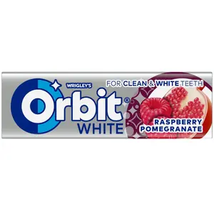 Chewing gum sticks Orbit White Raspberry Pomegranate, 10 pcs