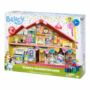 TMTOYS Playset Bluey Family Home Celebration BLU17669 — collectible family home playset
