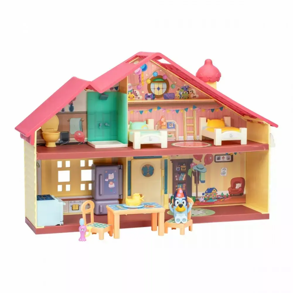 TMTOYS Playset Bluey Family Home Celebration BLU17669 Photo 2