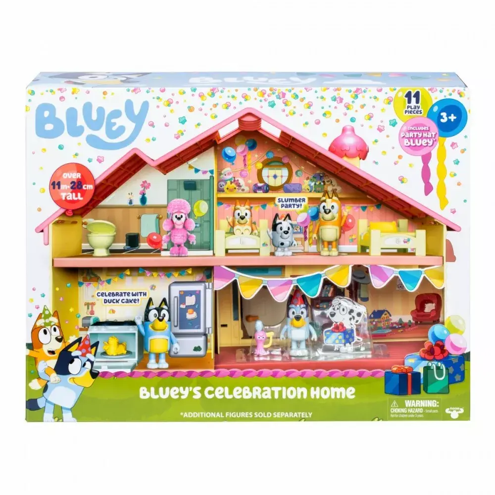 TMTOYS Playset Bluey Family Home Celebration BLU17669 Photo 8