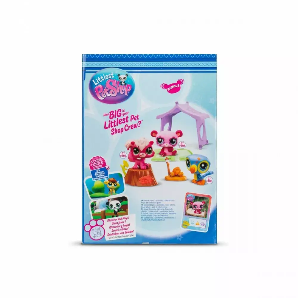 TMTOYS Littlest Pet Shop Trios Tuba Camping figūriņu komplekts Photo 3