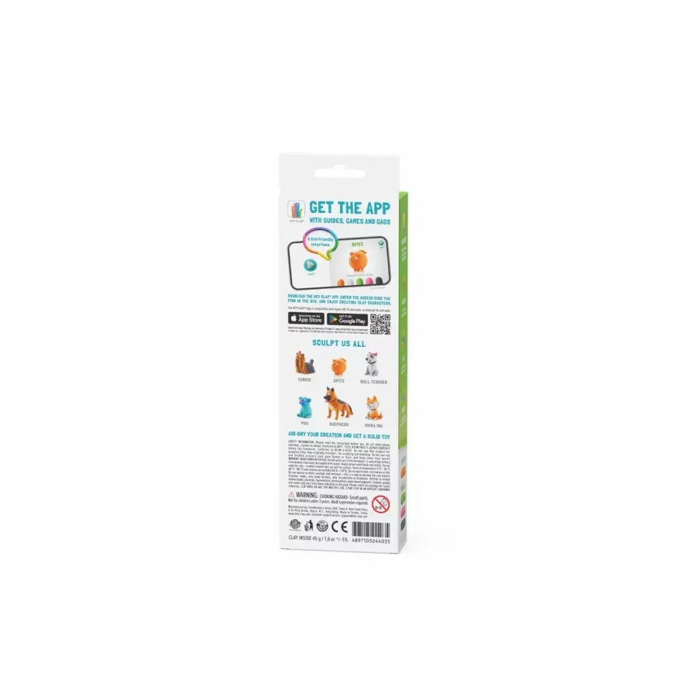 Modelēšanas masa TMTOYS Hey Clay Dogs Spitz HCL30117CEE Photo 2