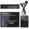 QOLTEC 52296 Ethernet PoE Switch 4x PoE + 1x Uplink Photo 11