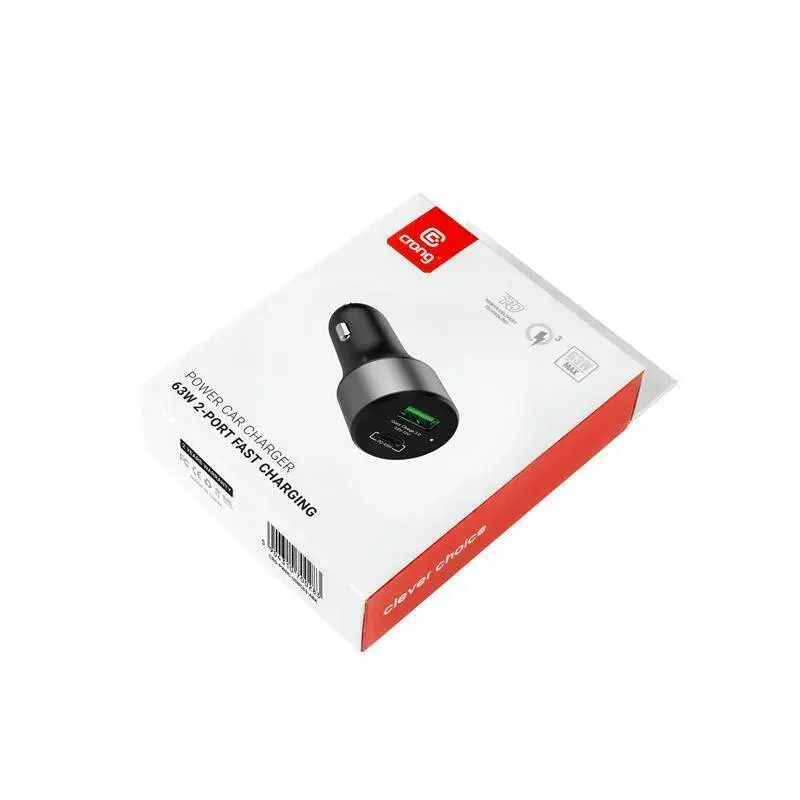 Car Charger Crong CRG-PWRC-USBC63-BLK Photo 4