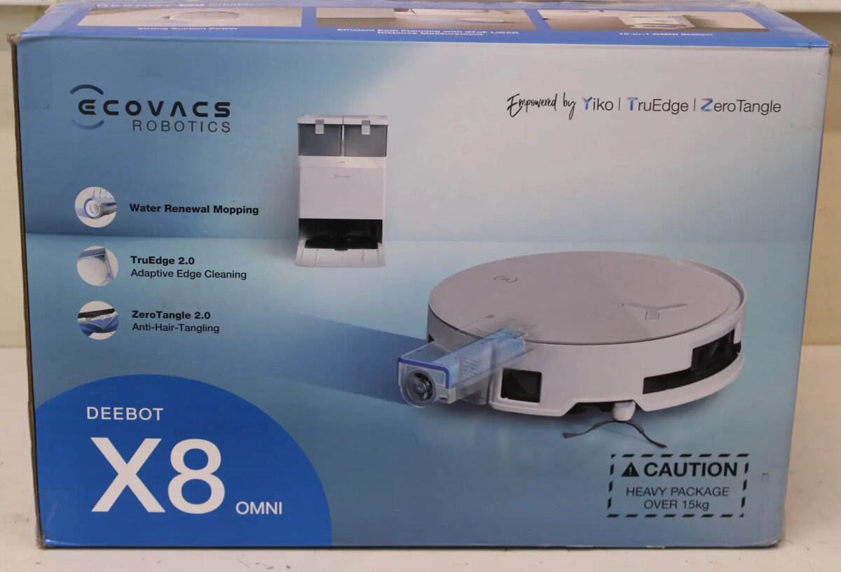 Ecovacs DEEBOT X8 OMNI Robotputekļusūcējs sausajai