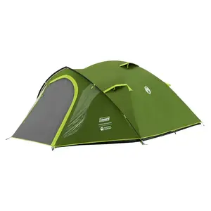 Dome telts Coleman Darwin 3 Plus 3 personām zaļa cieta rāmis